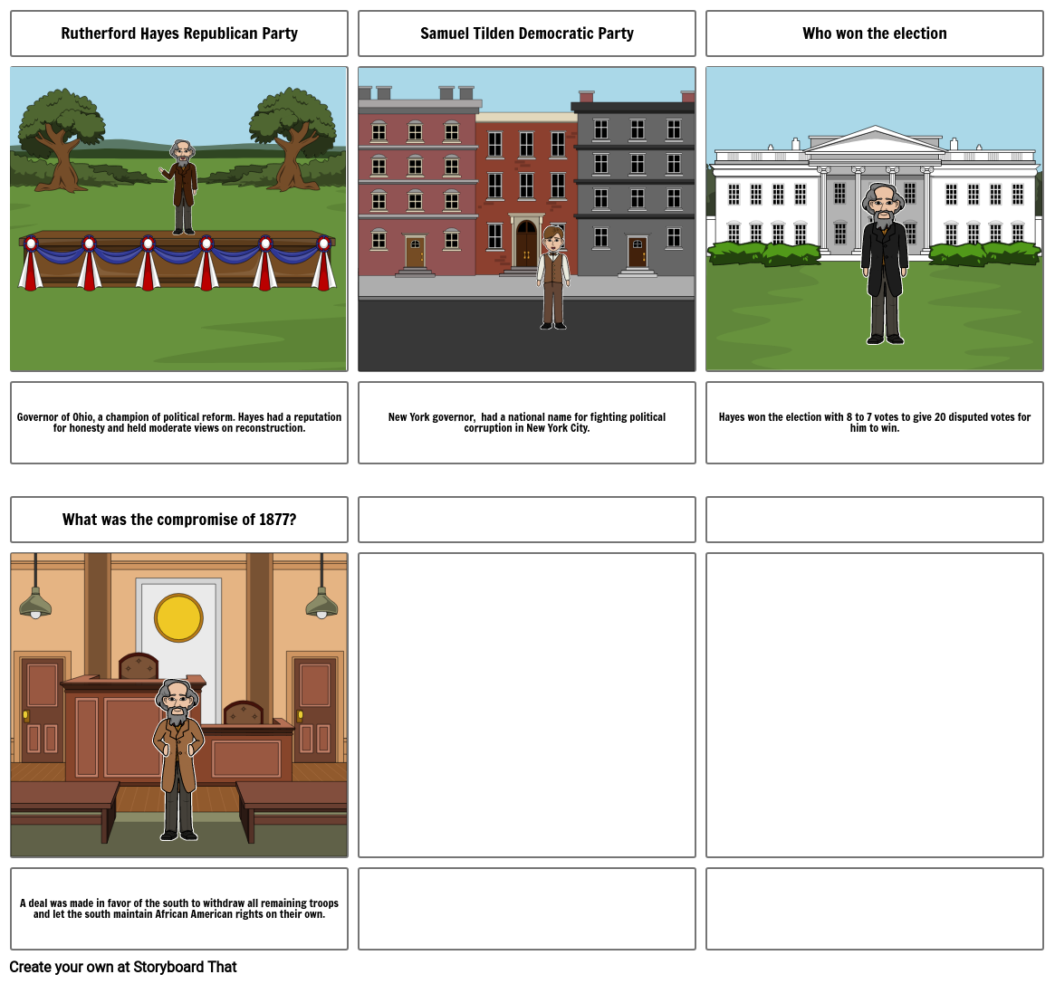 1876 election Storyboard by 8693e000