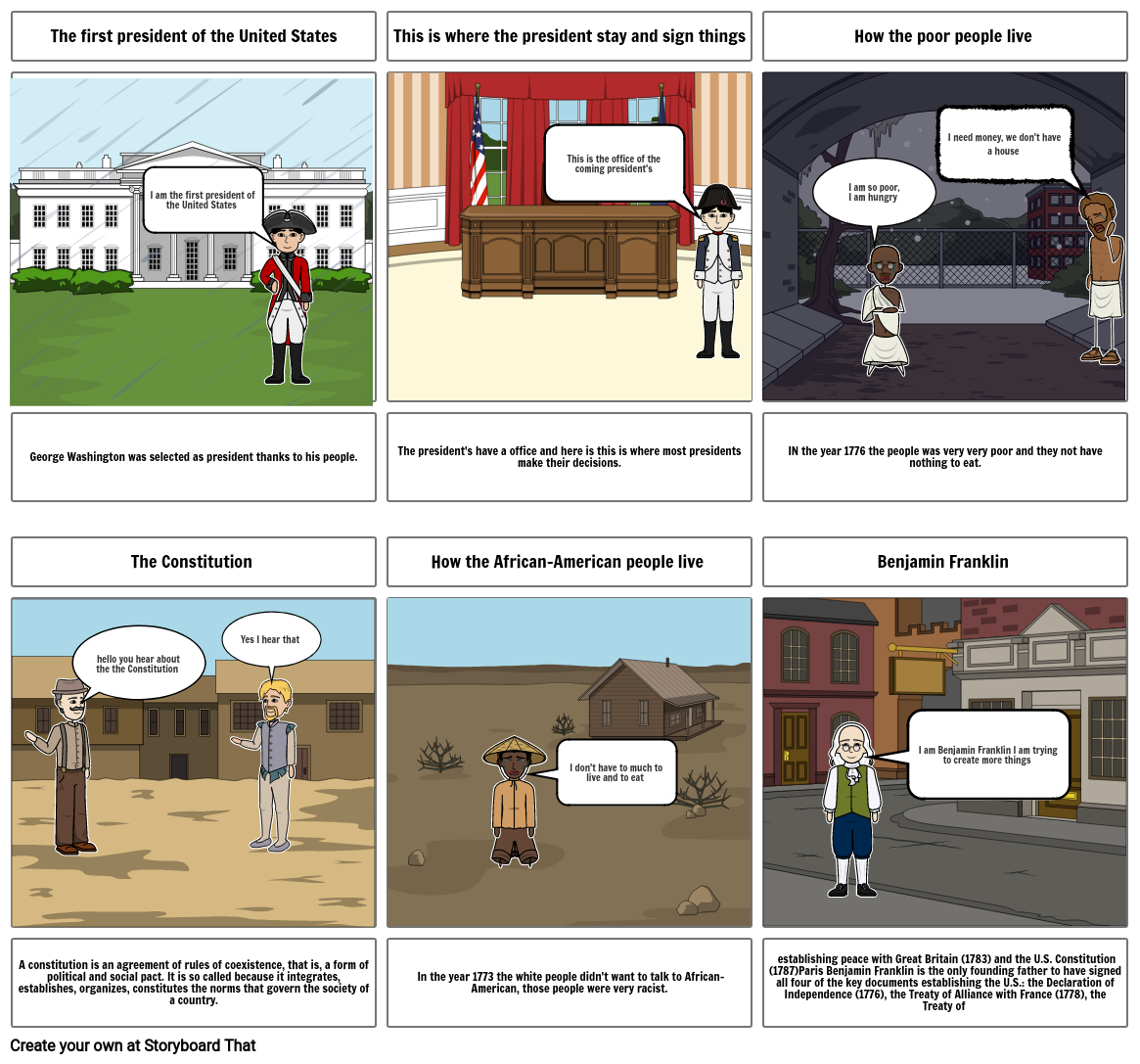 American Revolution Storyboard by 86e53c7a