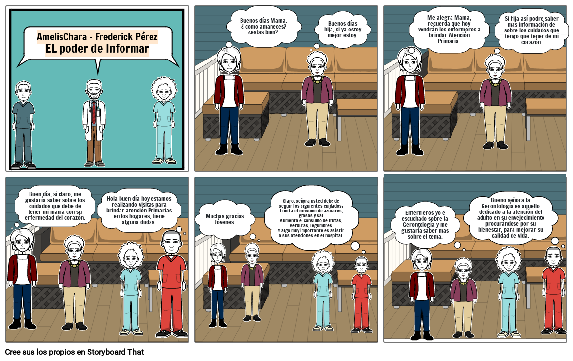 El Poder de Informar Storyboard por 87305c5c