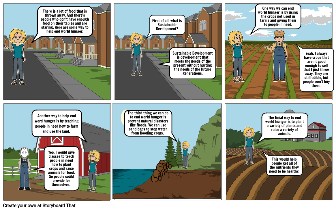End World Hunger Emily Storyboard by 876de104