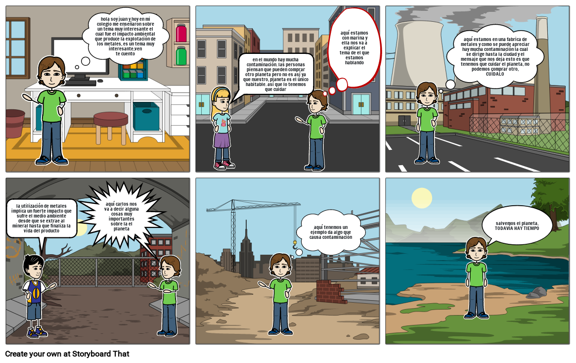 Medio Ambiente Storyboard By 87748650