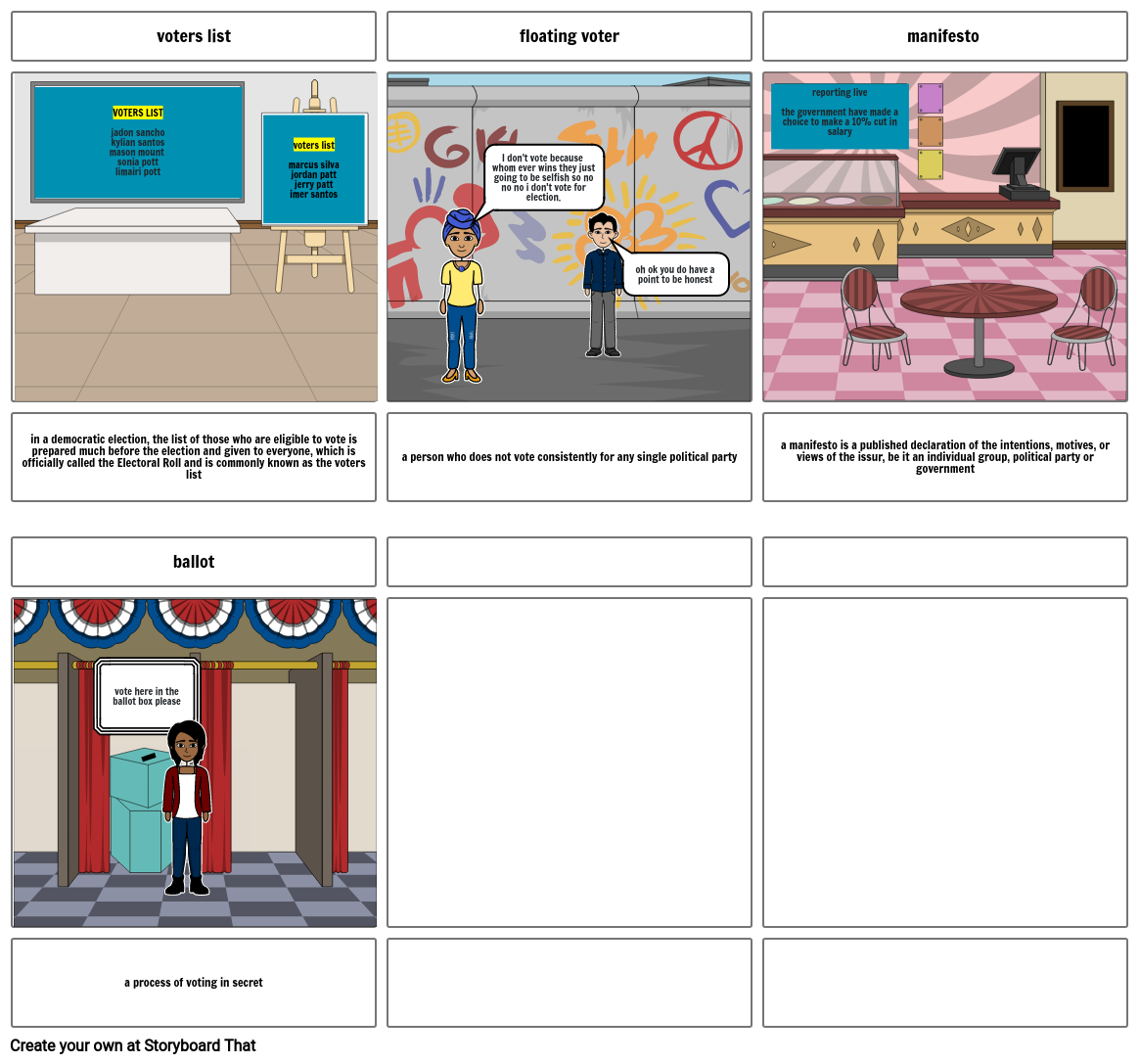 social studies comic strip Storyboard by 8784a075