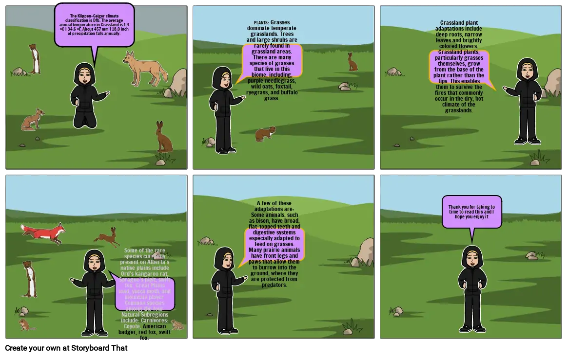 Biomes Comic Strip Storyboard Por 87d7dc2b