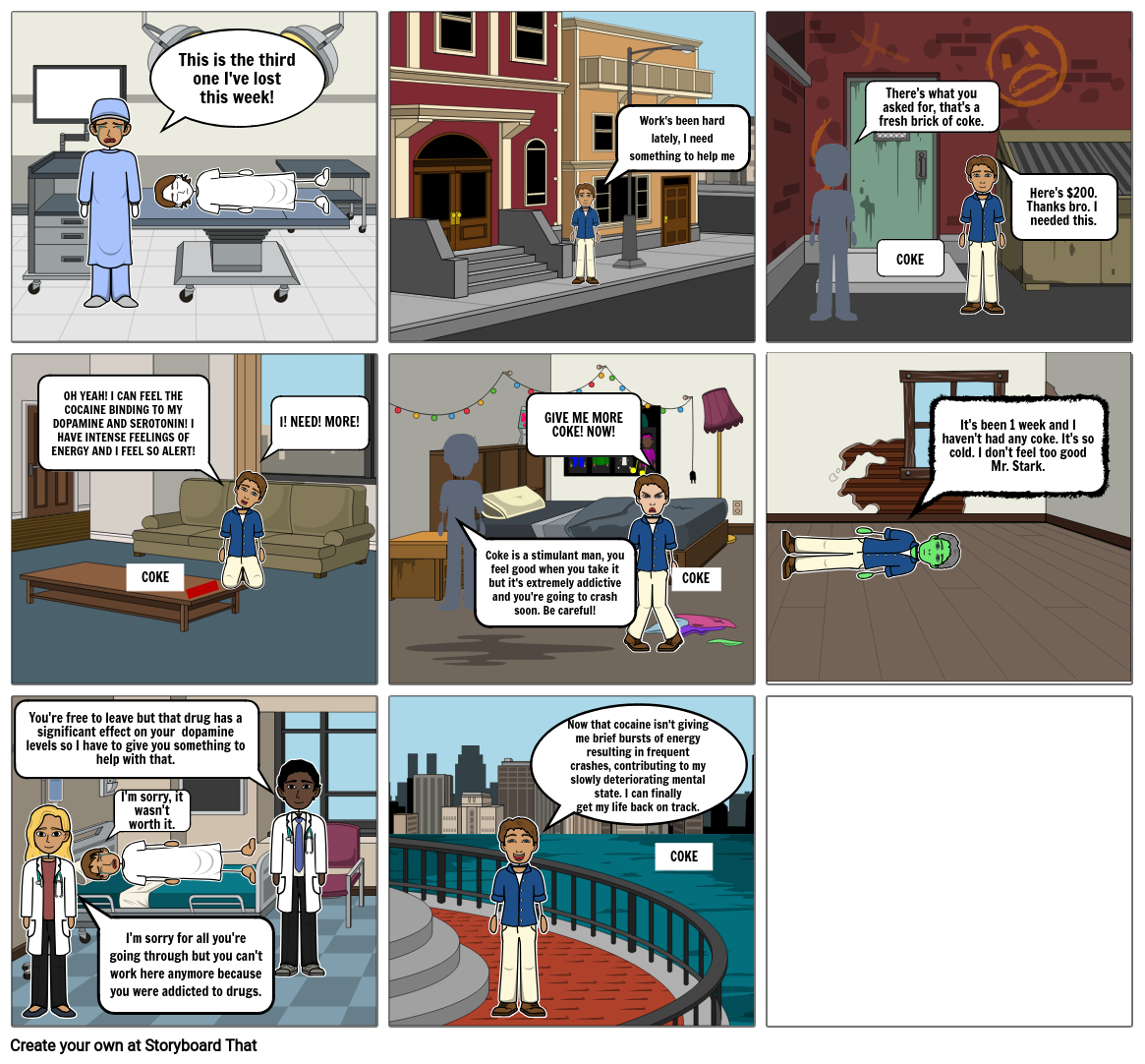 FYE Chemical Reaction Storyboard por 87f3569d