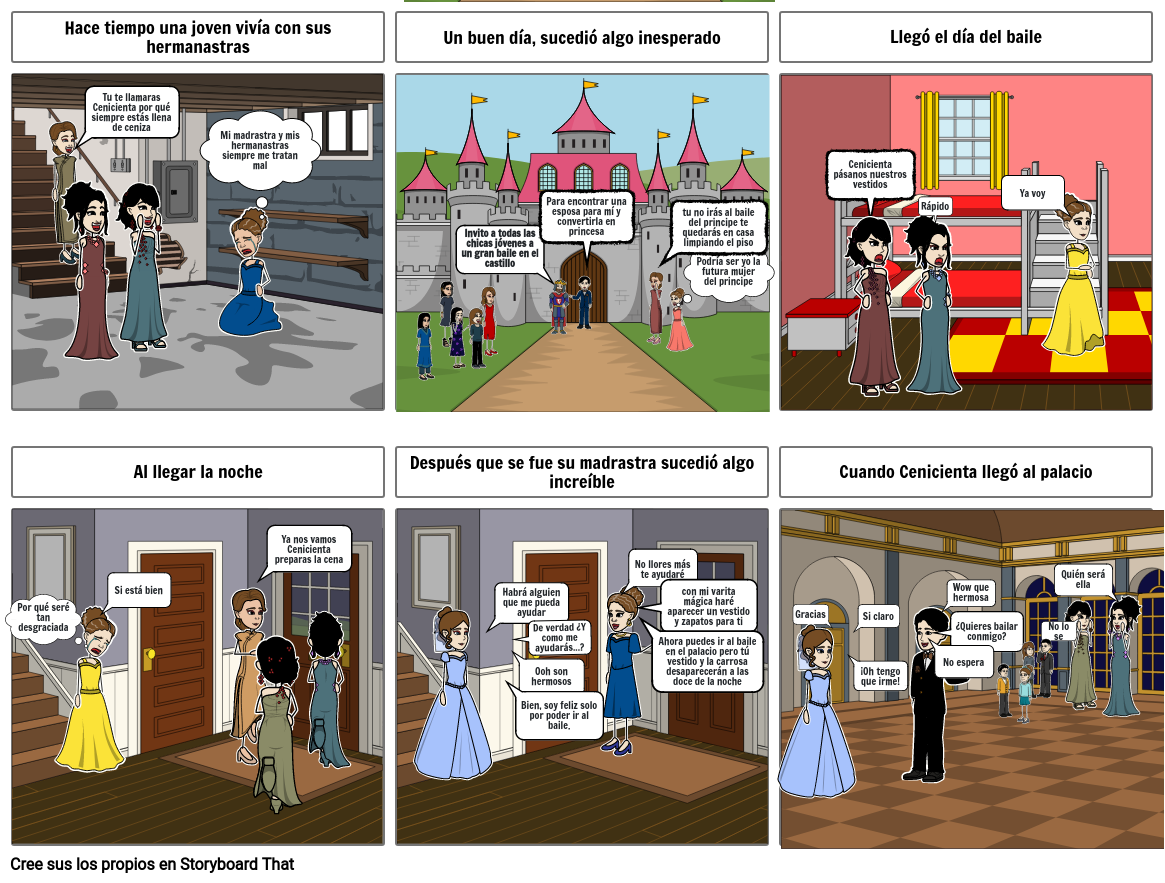 La Cenicienta Storyboard by 88103be5