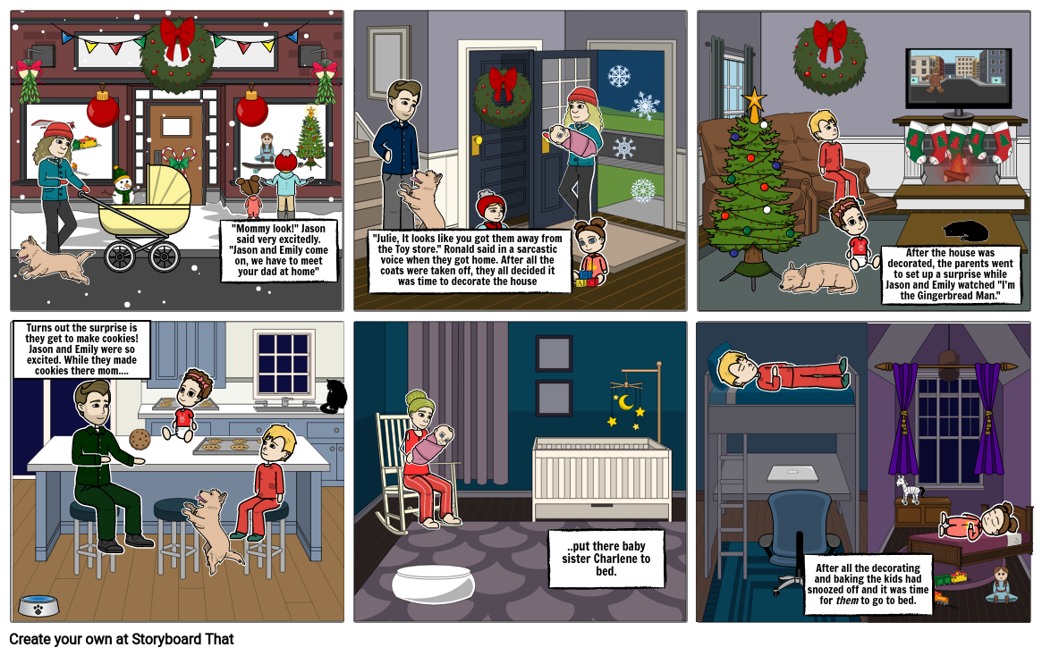 part 1 christmas Storyboard by 8813221b