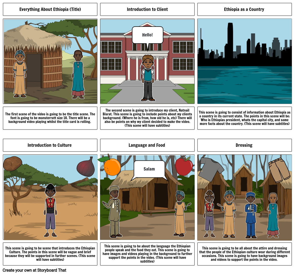 Digital Design Storyboard