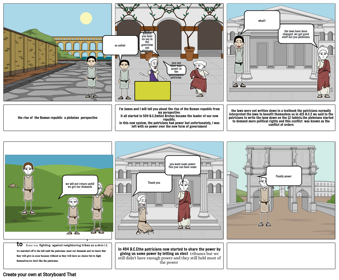 The rise of the roman republic Storyboard by 884b27e1