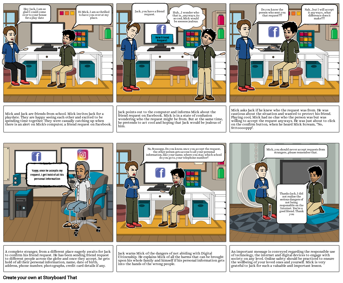 ICT HW Storyboard by 8852d743