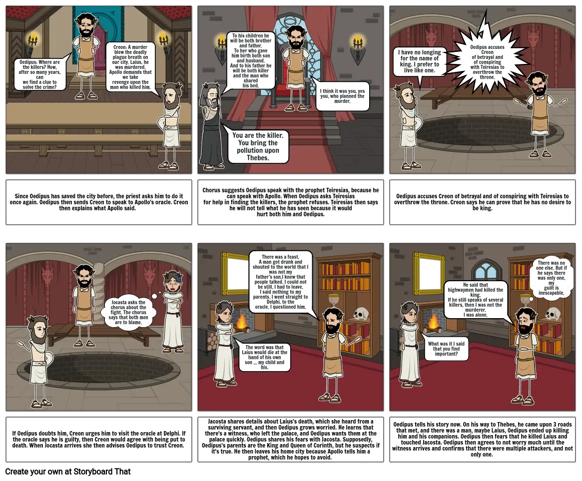 Oedipus The King- Ashley Contreras&#39;s Storyboard