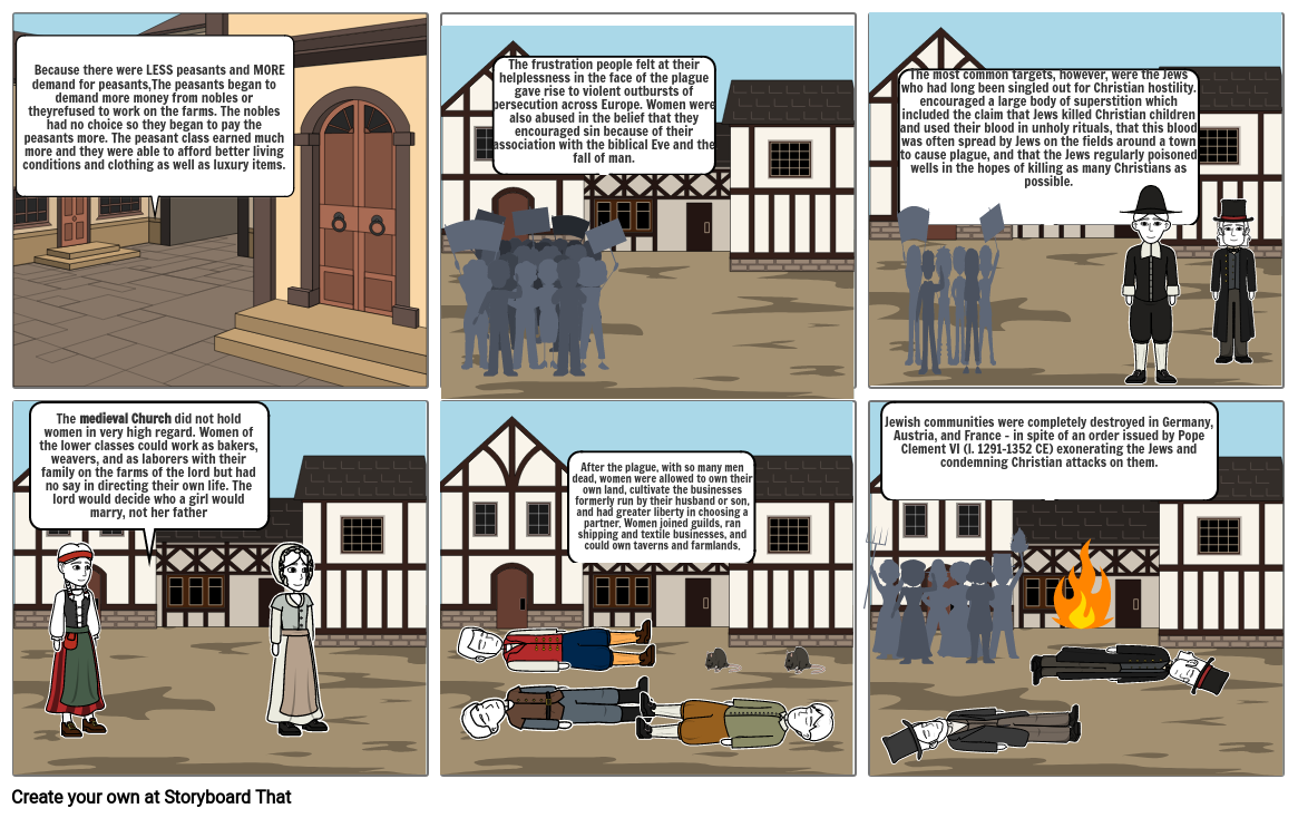 black death Storyboard por 889fcb65