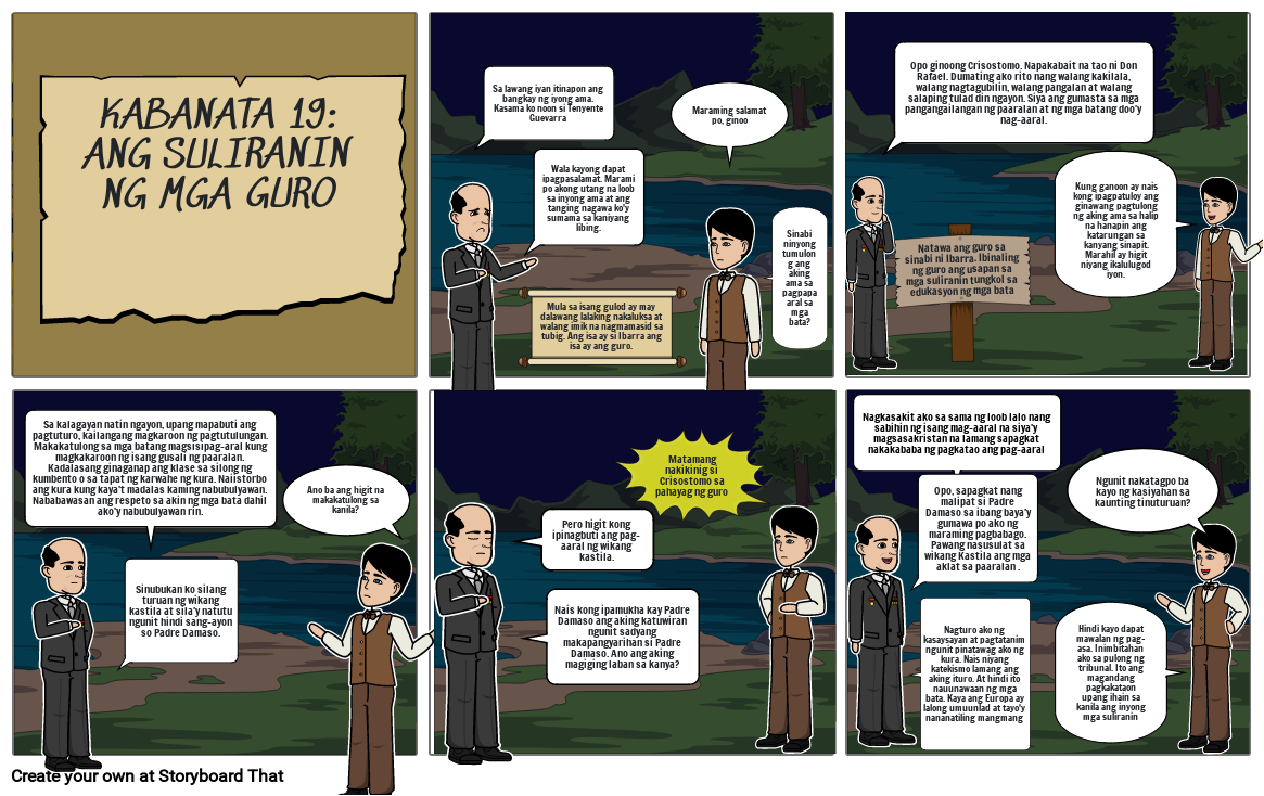 kabanata 19 Storyboard by 88dd20a3