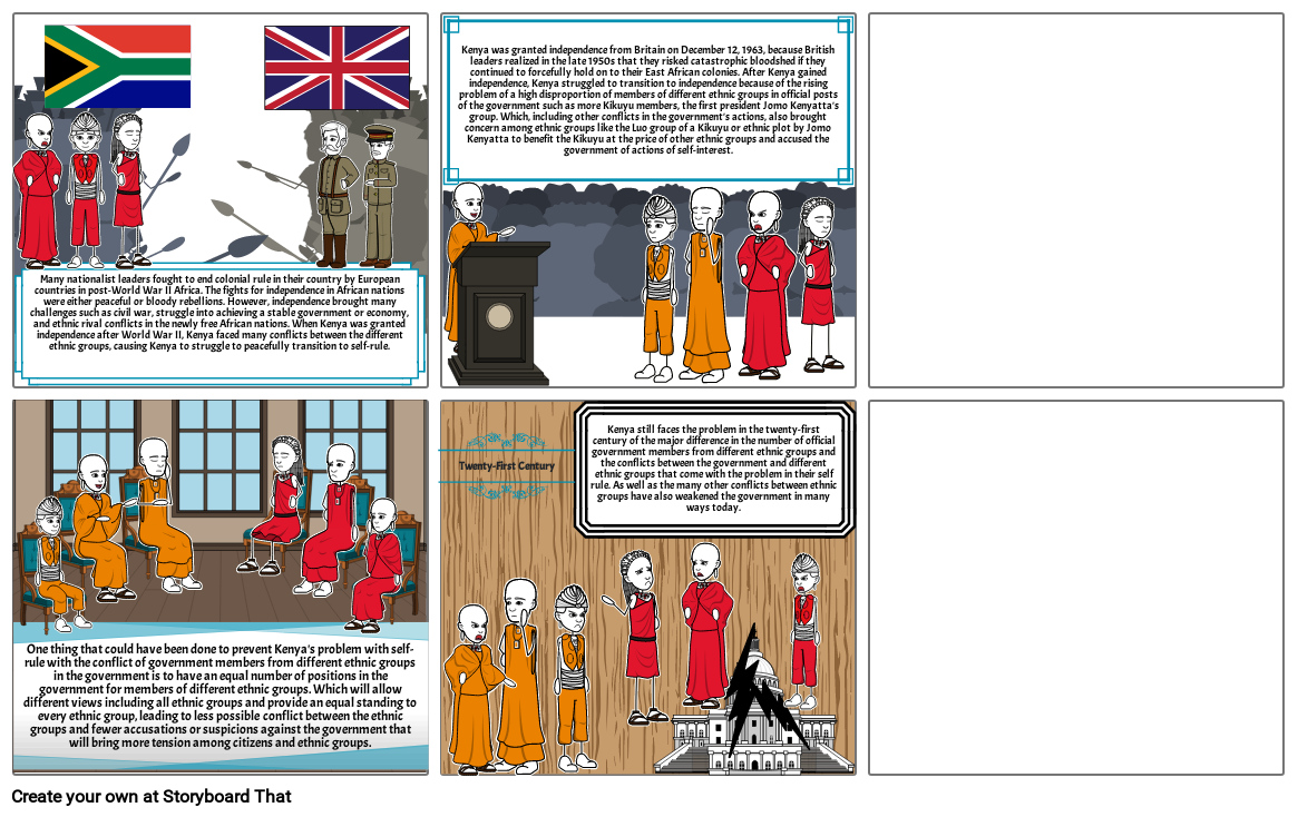 The End Of Colonialism In Africa Storyboard By 88e9a2d1