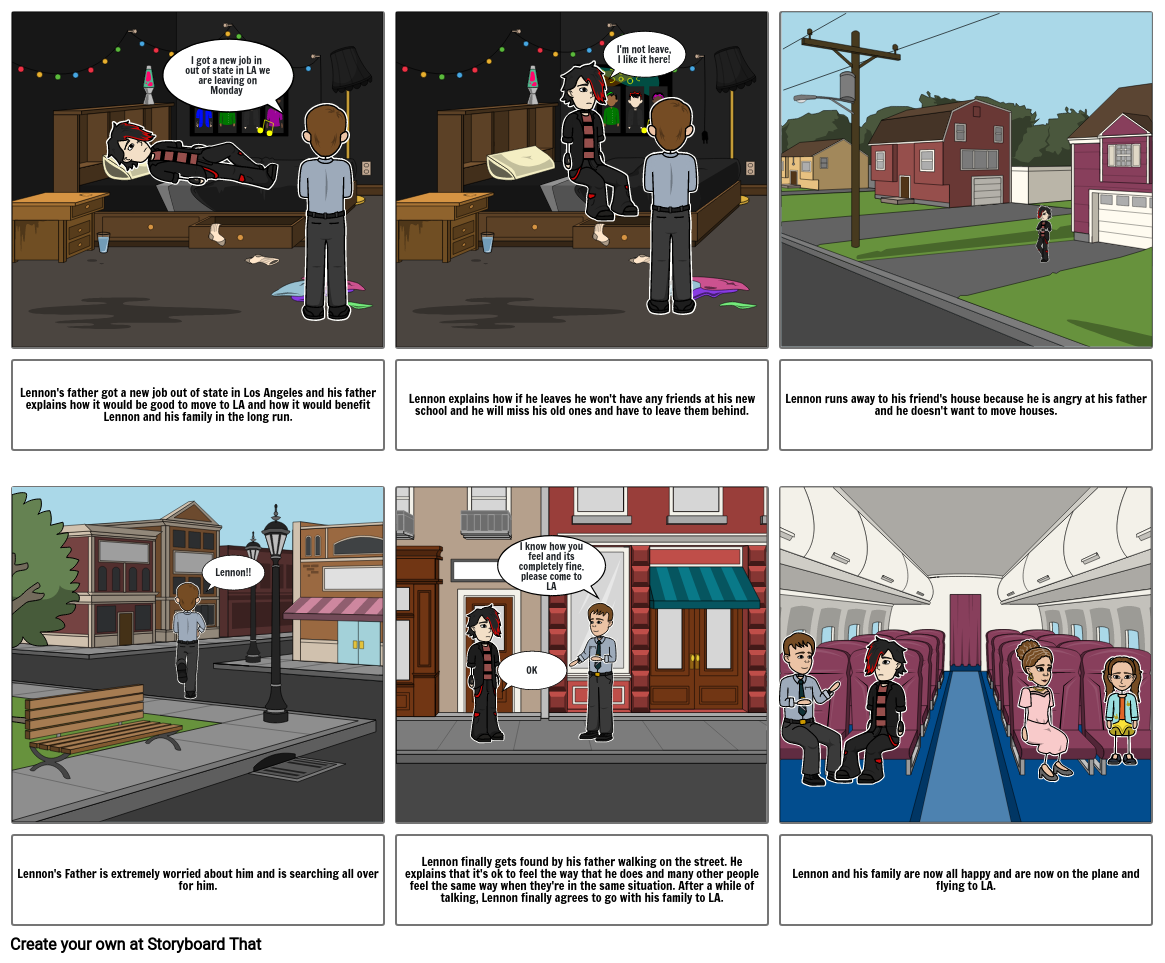 PDHPE Depression Storyboard by 891a748c