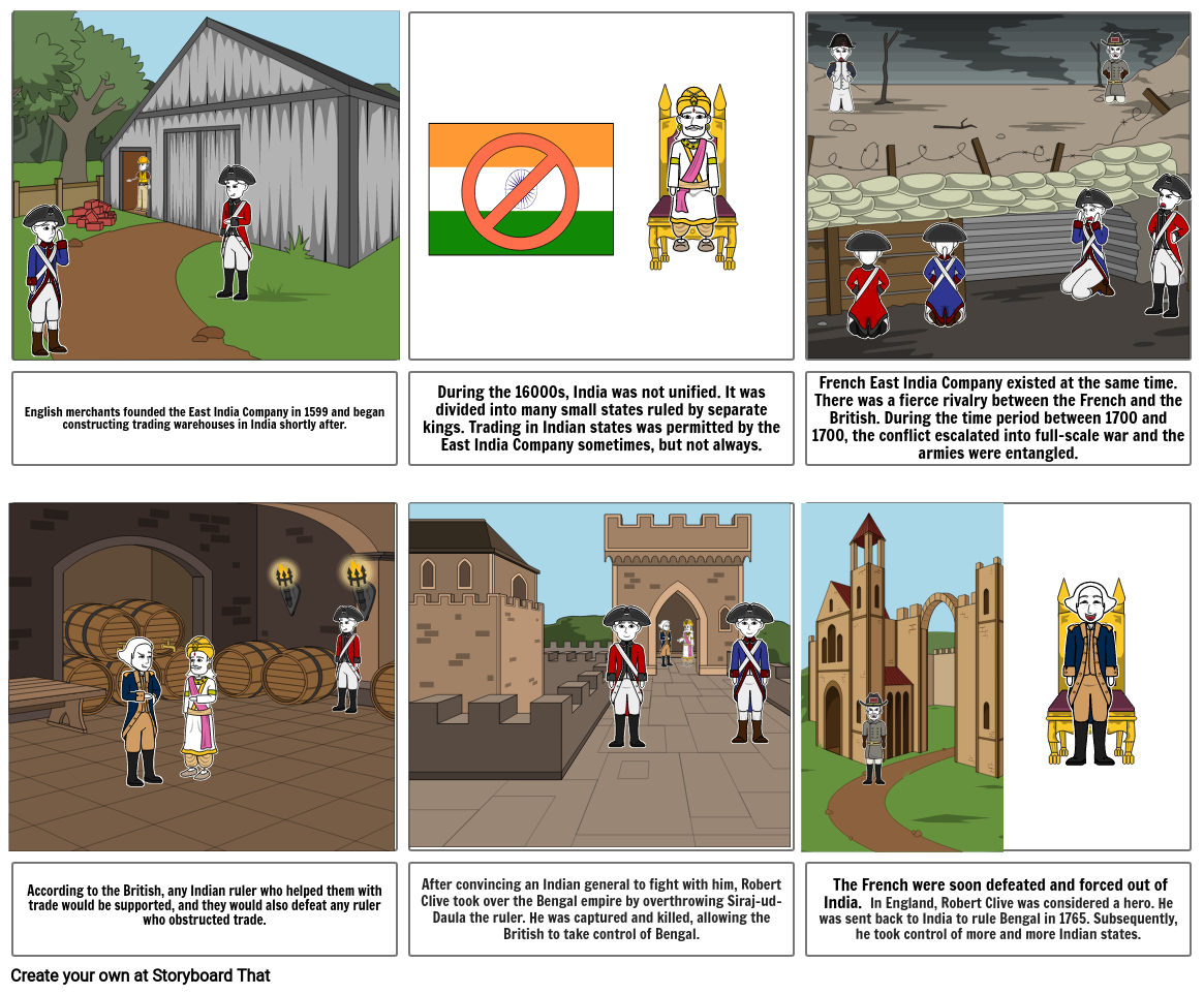 History Project Storyboard By 8923192a