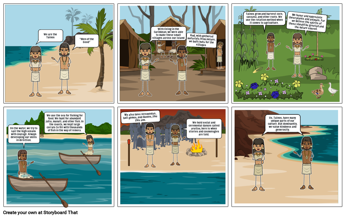 Taino life - social studies