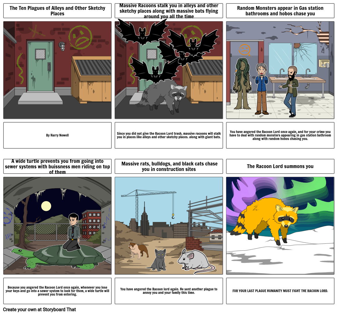 The ten plagues Storyboard by 8952e768