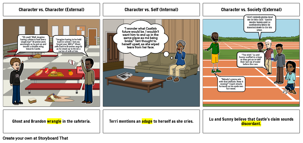 Conflict Comic Strip Project