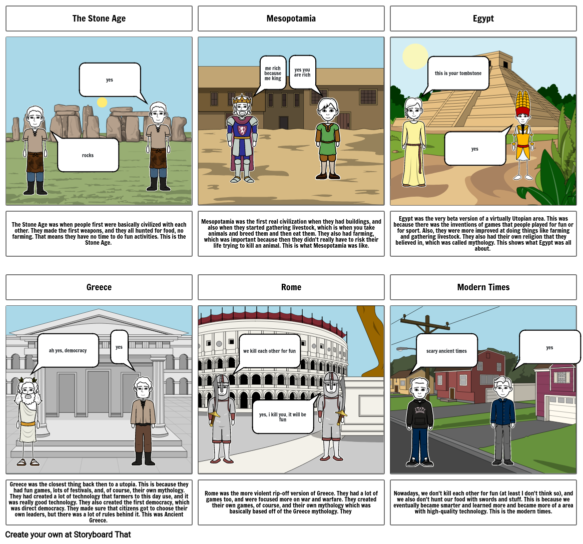 Roman&#39;s storyboard thing