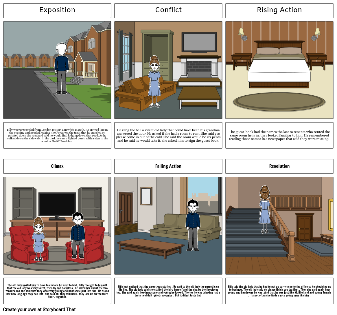 English story board Storyboard by 89e27b09