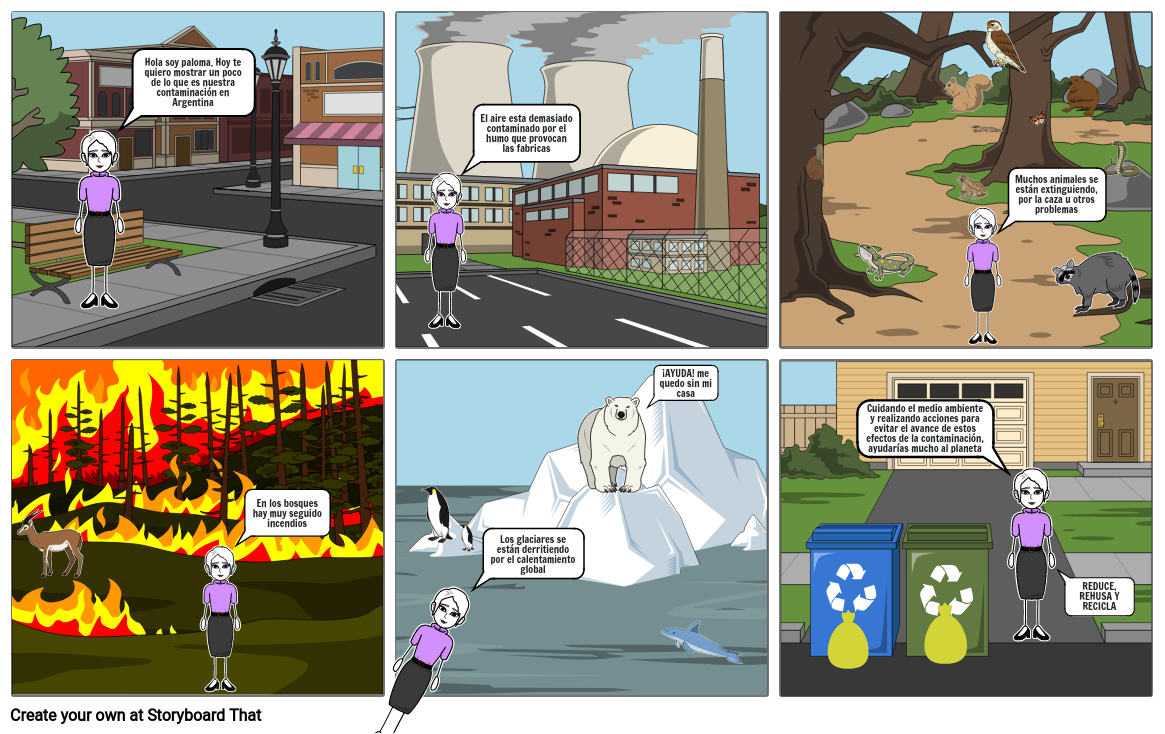 La Contaminacion Storyboard By 89e51eab