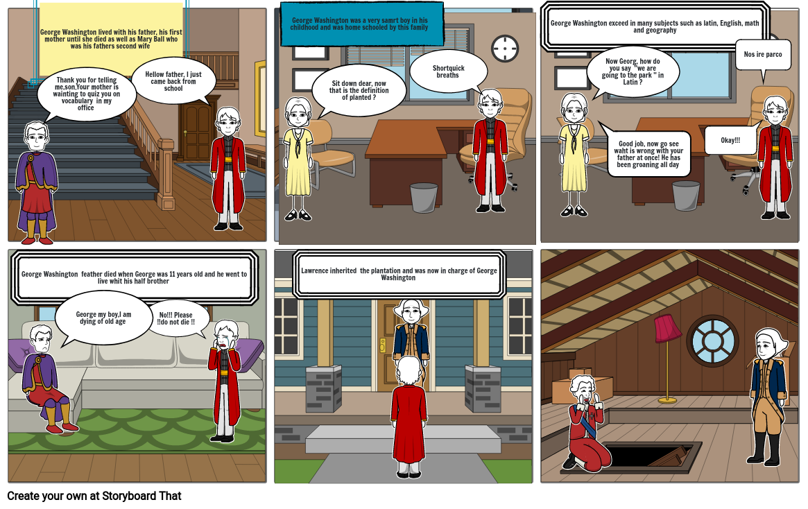 George Washington Storyboard Par 8a2a2db4