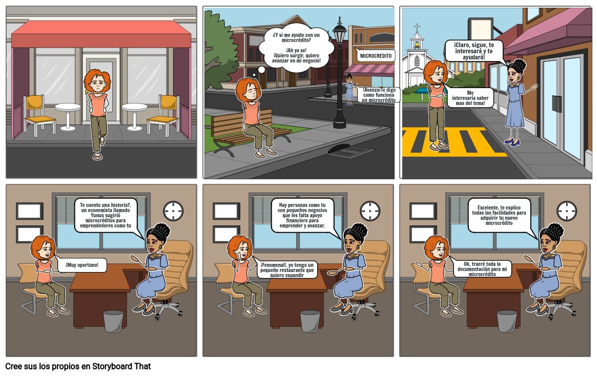 HISTORIETA MICROFINANZA Storyboard By 8a34e30f