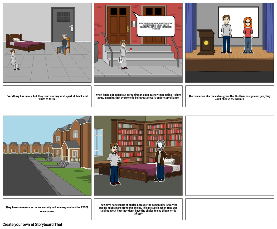 The Giver Storyboard By 8a88abf6 5631