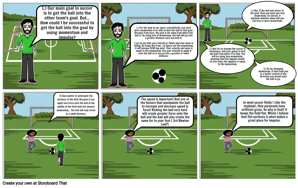 Soccer Storyboard por 8ad2b906