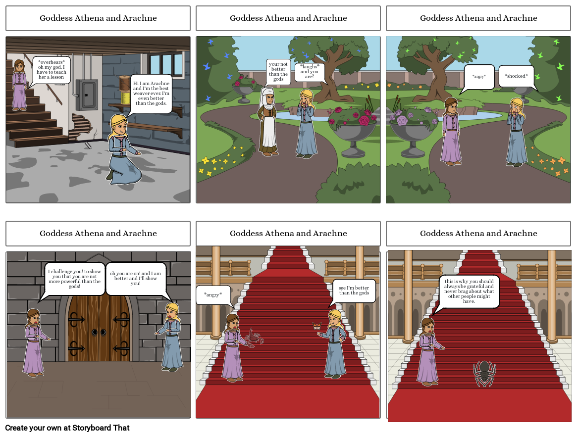 greek myth comic strip