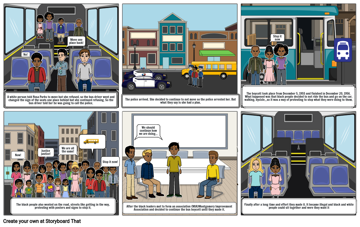 History/ The bus boycott