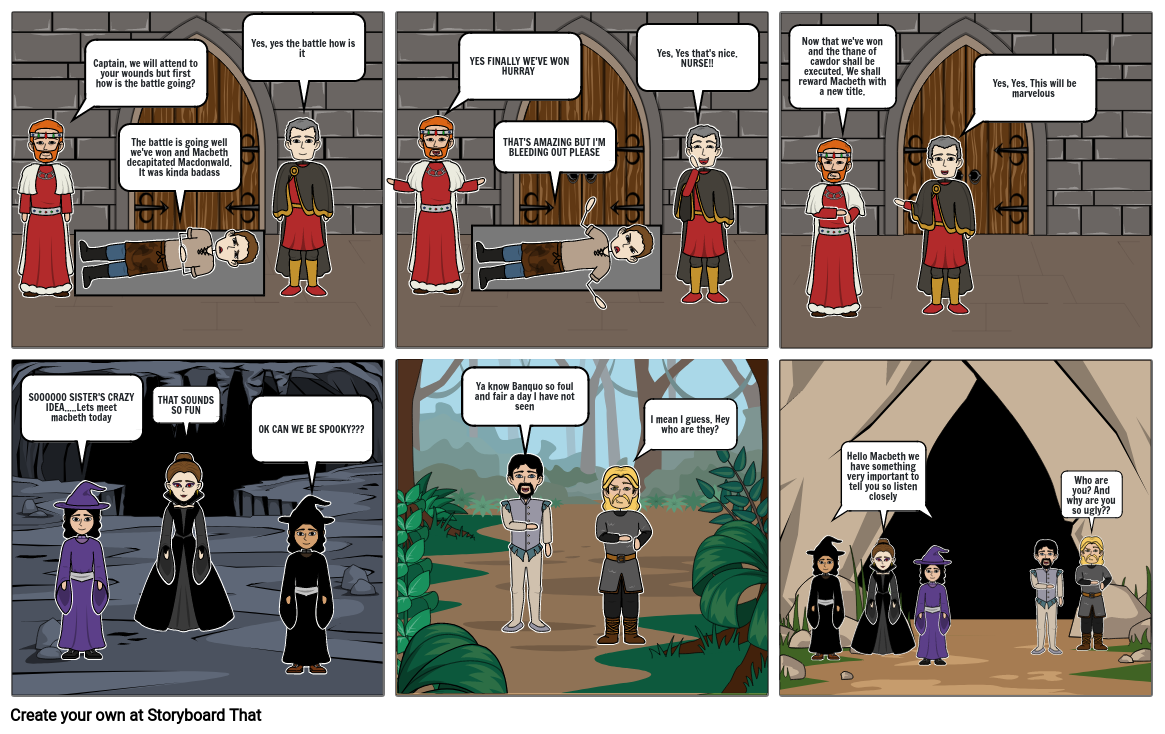 MACBETH STORY Storyboard by 8b98ff43