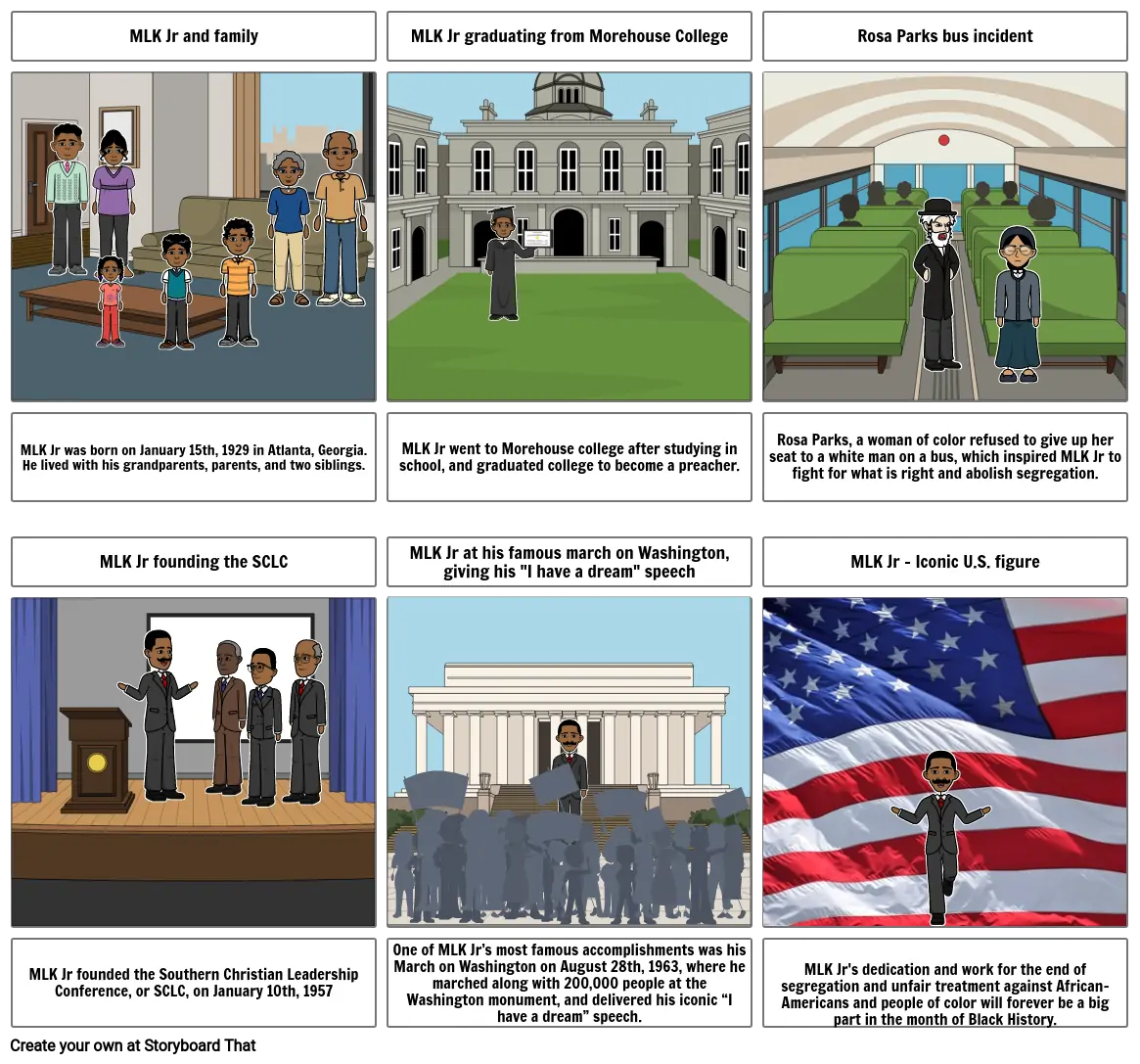 Celebrating History PSA Storyboard