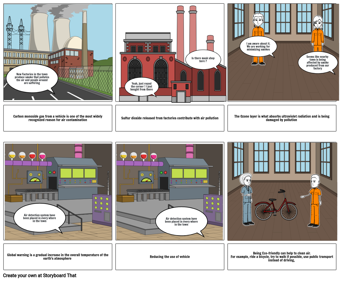 Air Pollution Storyboard by 8bc81de3