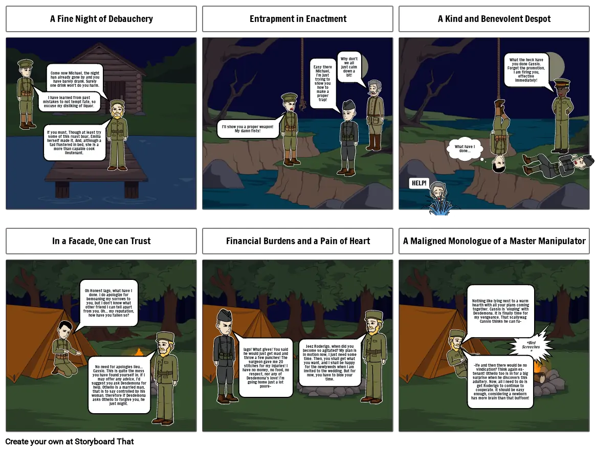 Othello Act 2 - Storyboard 2