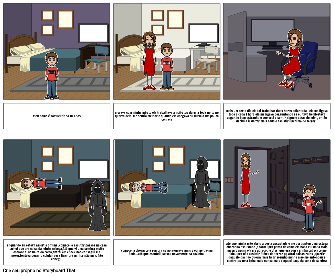 historia de terror Storyboard by 8c3b5d54