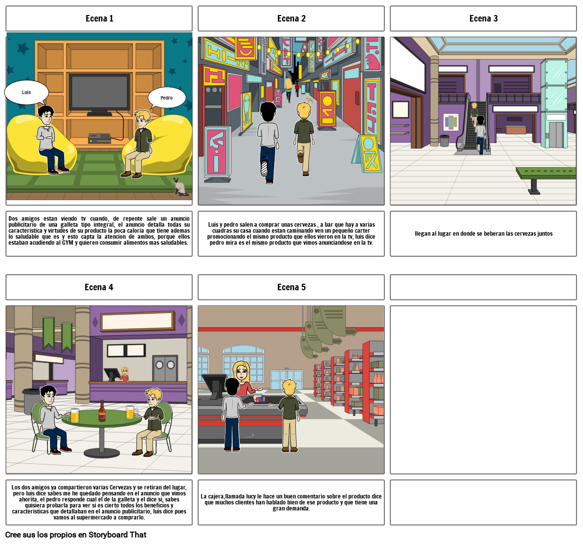 Storyboard Galletas Guarina integral