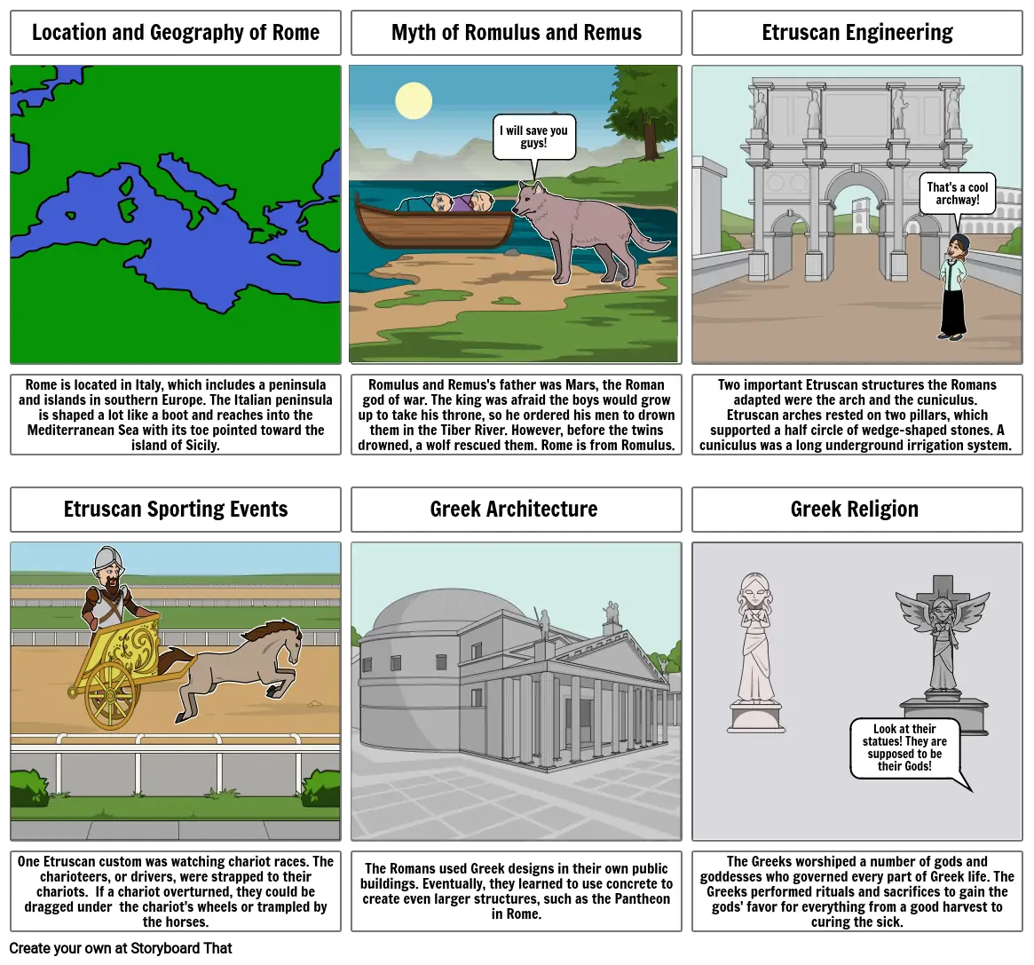 Greek Storyboard