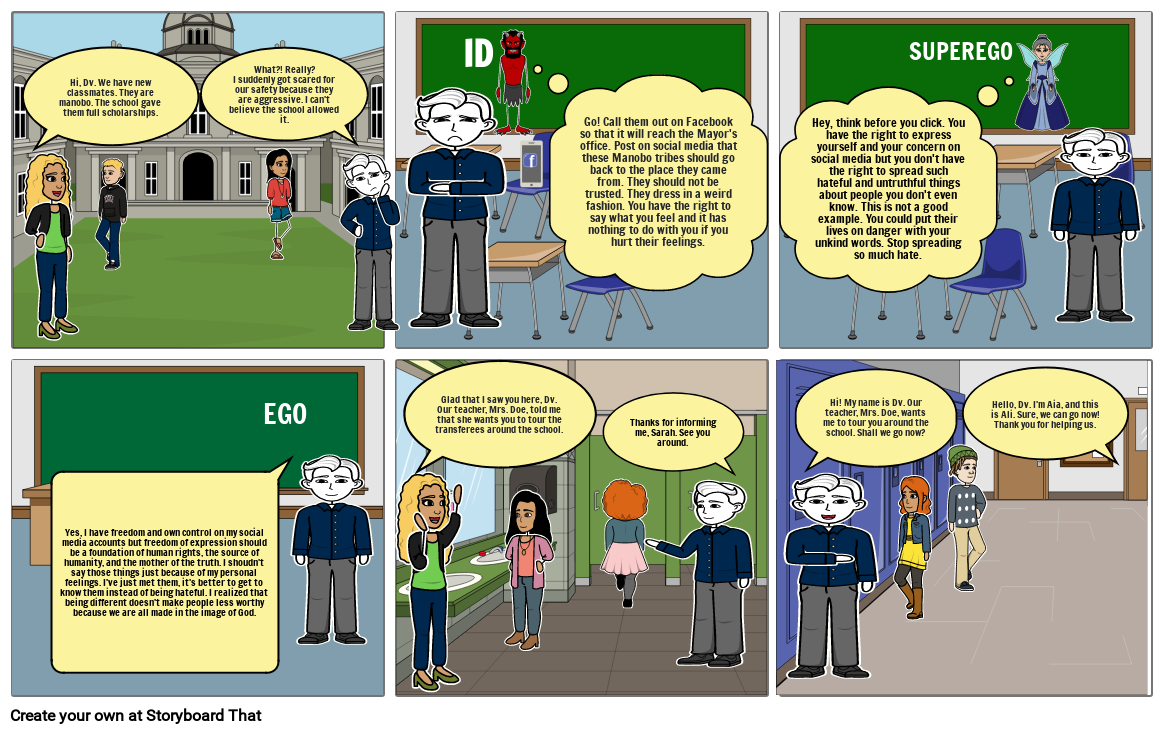 Understanding the self Storyboard per 8da1e8f3