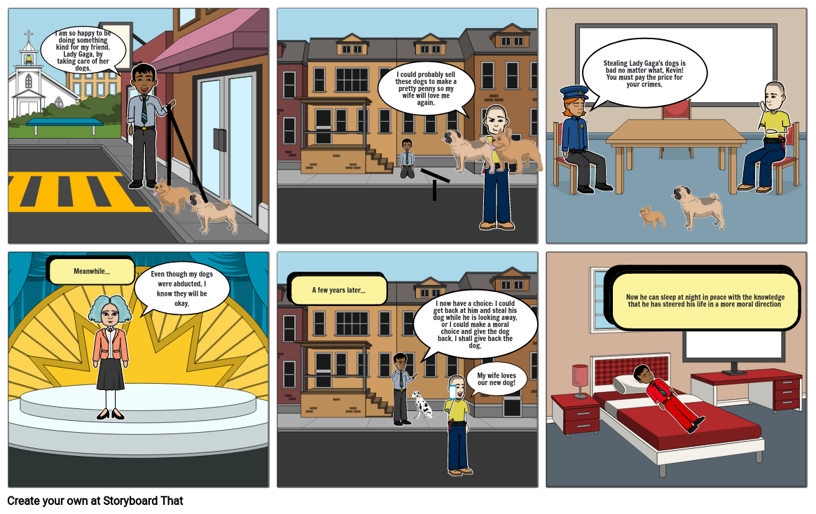 Morality Unit 3 Terms Comic Strip