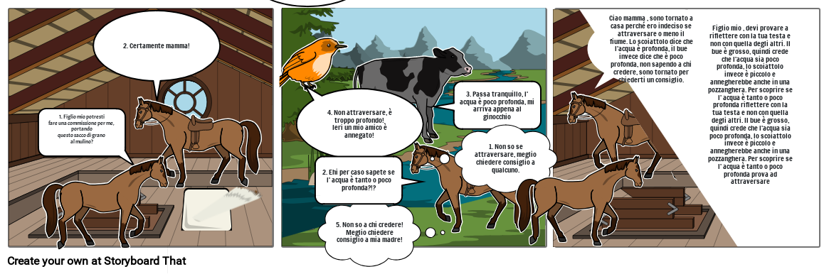 Il cavallino e il fiume