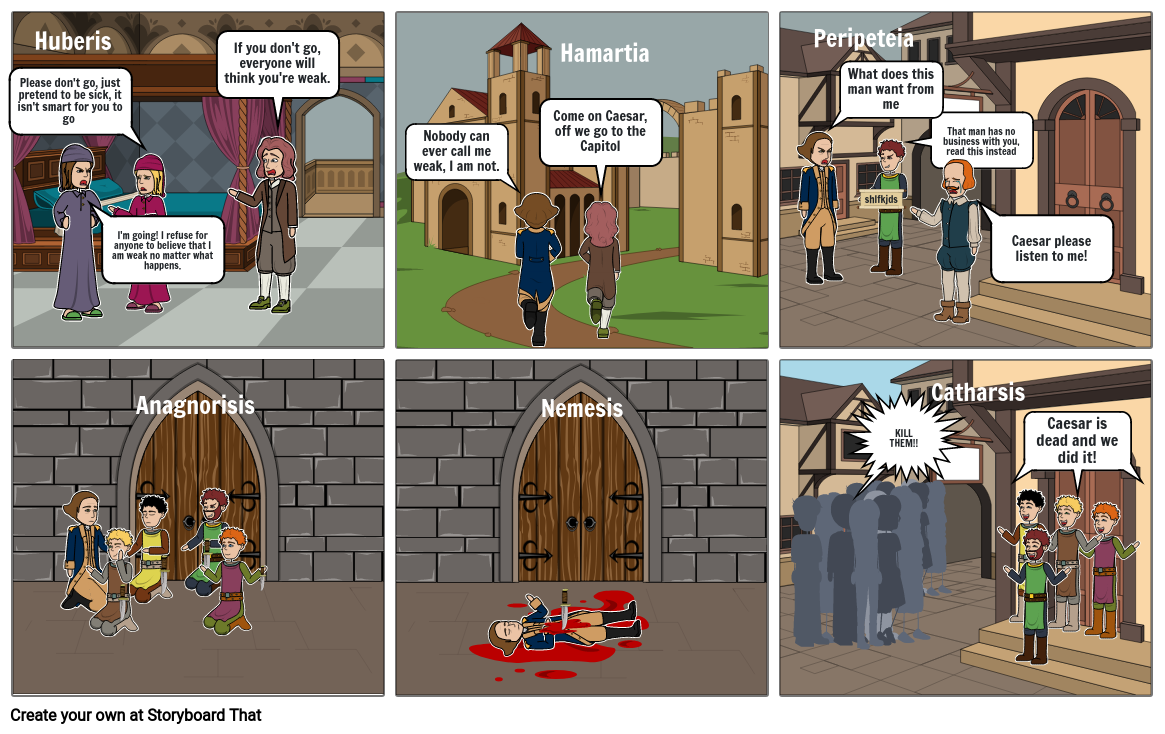 Julius Caesar Storyboard Storyboard by 8f082f5a