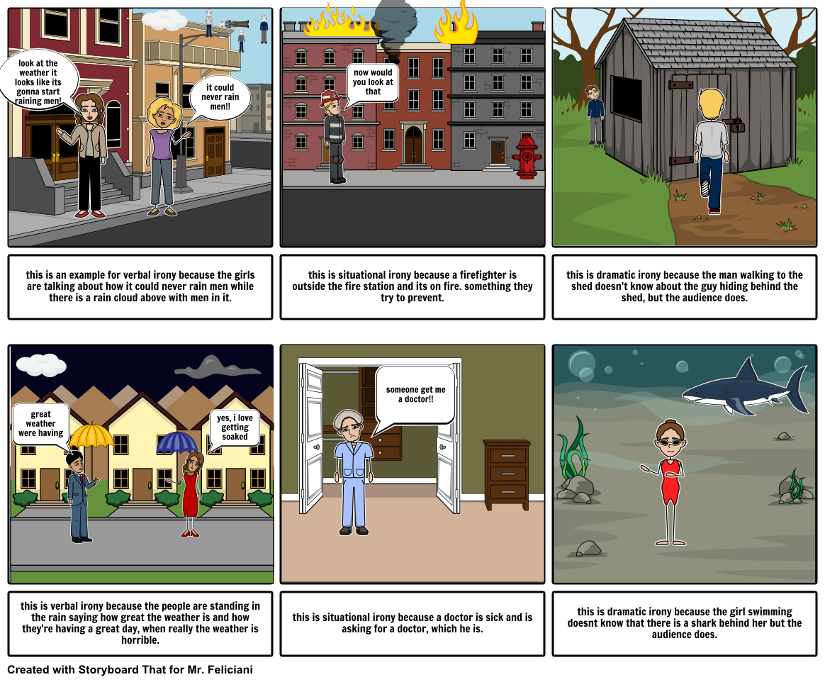 irony storyboard Storyboard por 8f4a446a61928