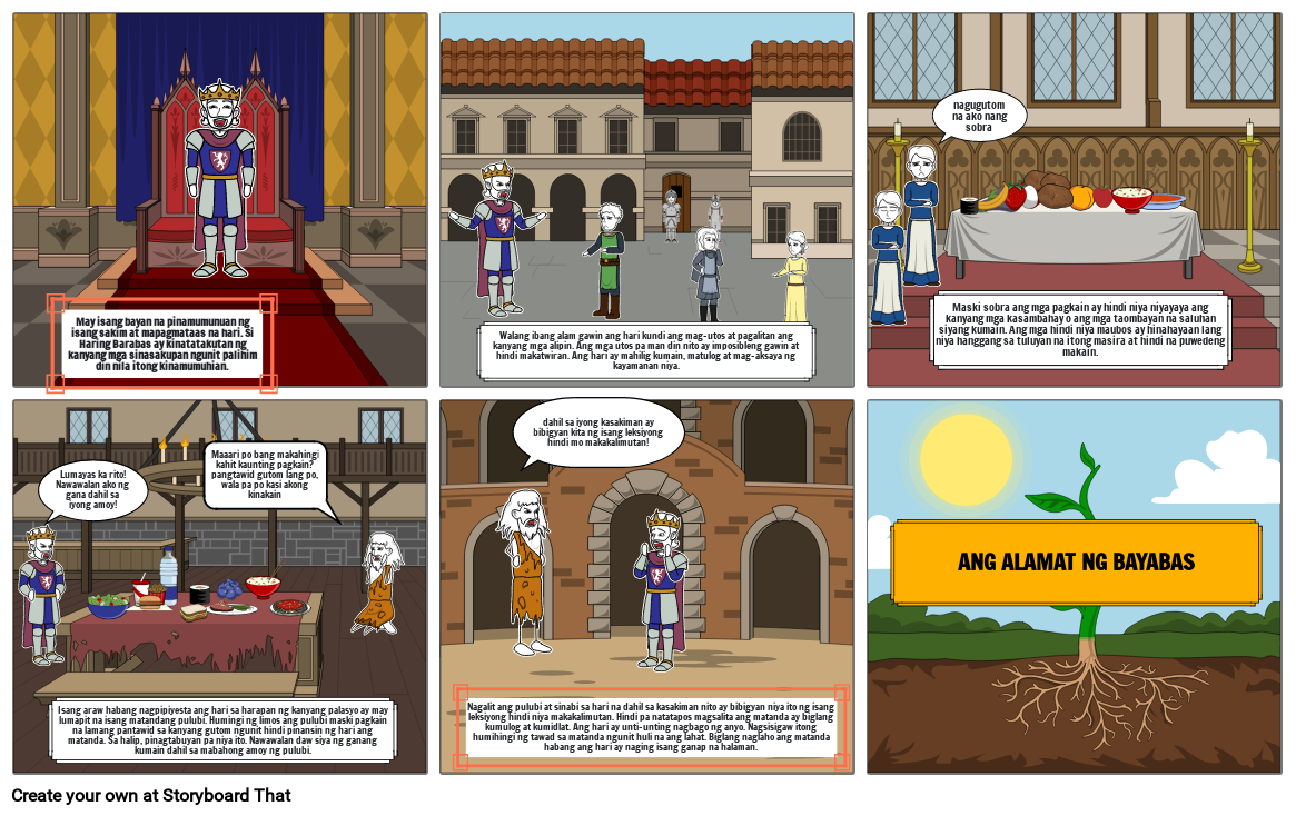 Ang Alamat ng Bayabas Storyboard by 8f8fce6f
