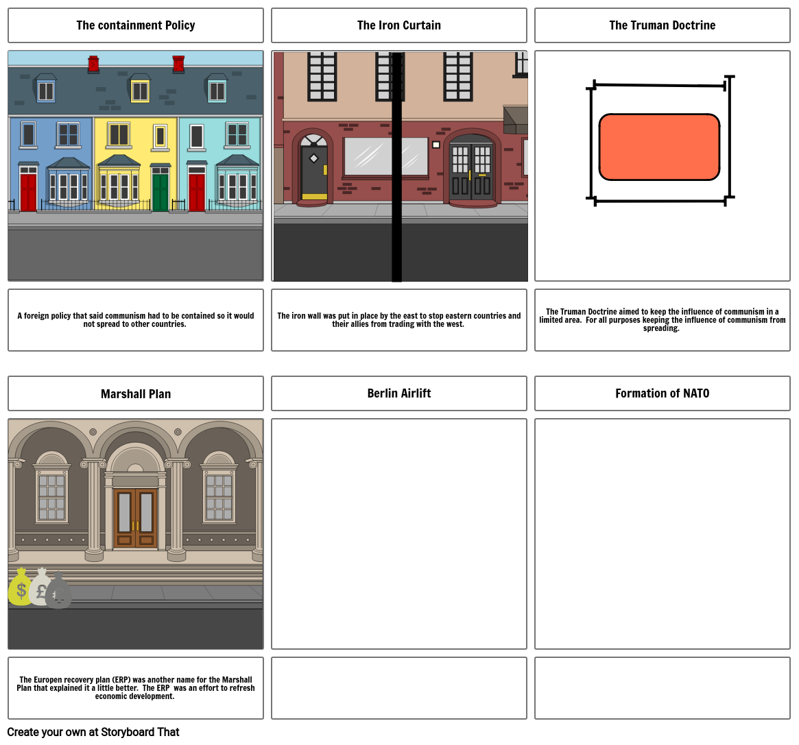 Early cold war Storyboard by 8fbc7e2c