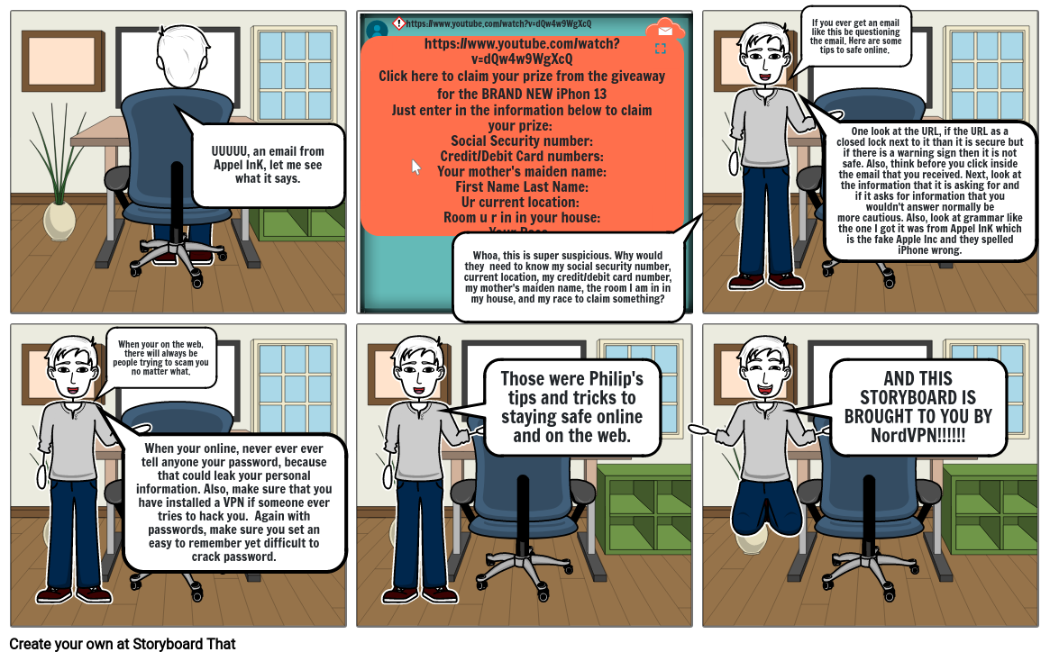 Cybersecurity Storyboard by 8fd846cf