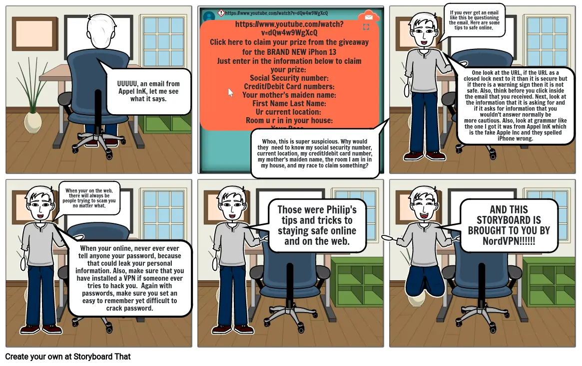 Cybersecurity Storyboard by 8fd846cf