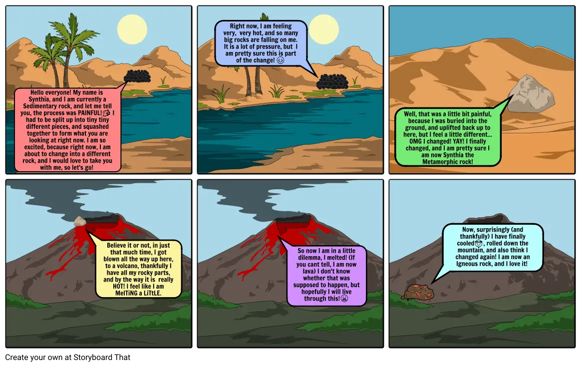 Rock Cycle Story