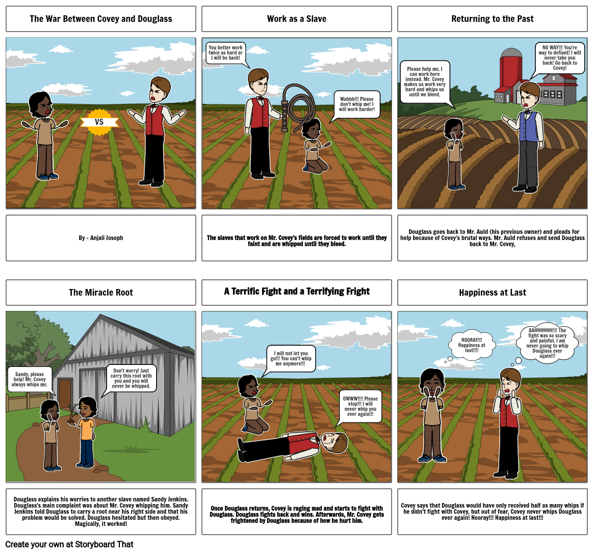 The War Between Covey and Douglass Storyboard by 9099f69c