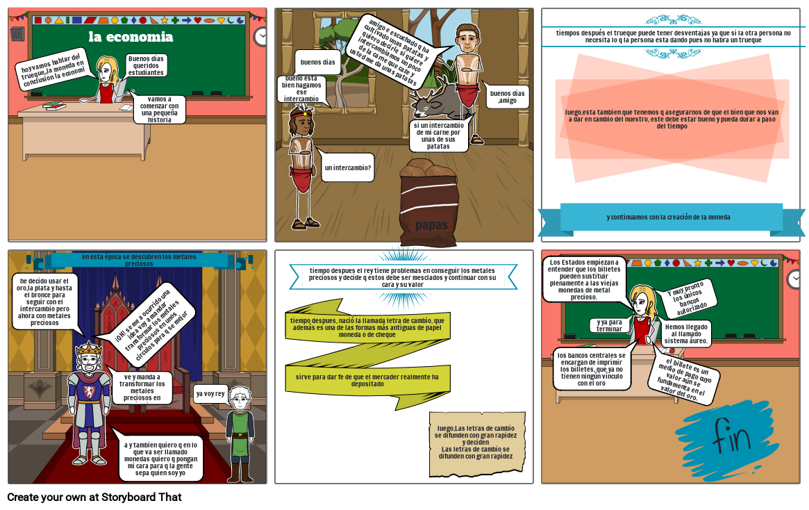 La Economia Storyboard By 90c55214